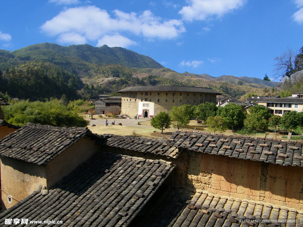 世界遗产福建土楼风景