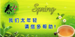 春天吊旗