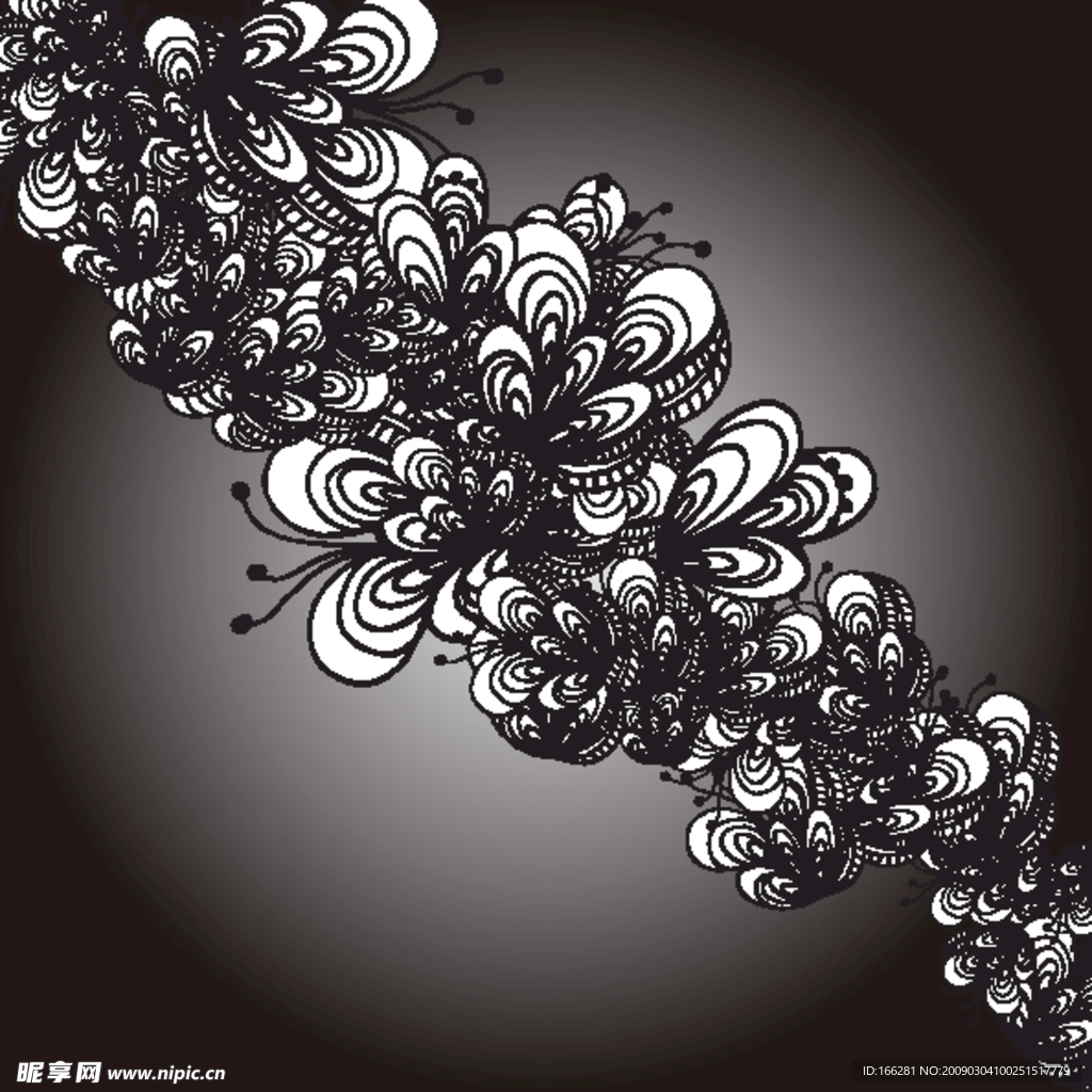 潮流线条插画