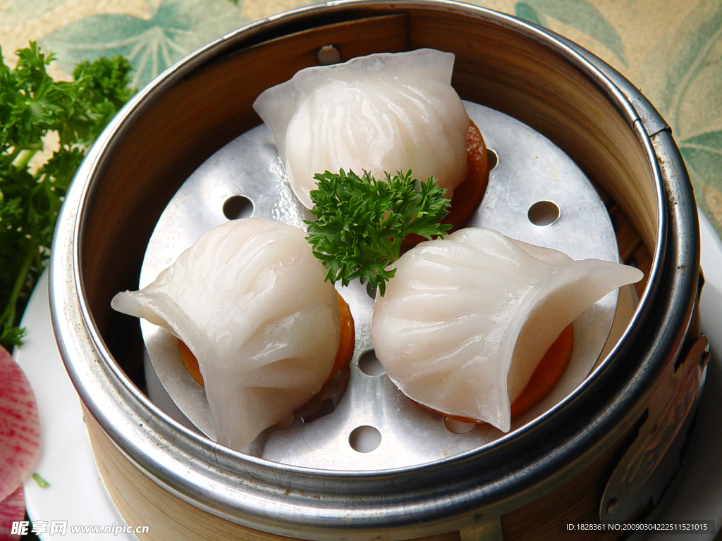 水晶虾饺