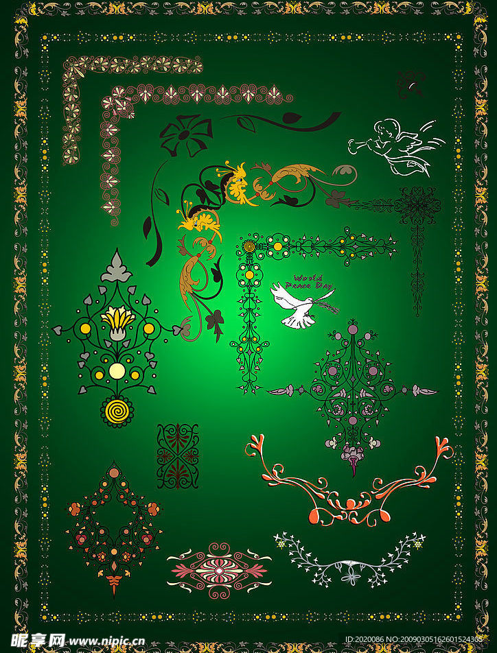 花边素材