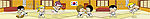 超长幅韩国跆拳道插画