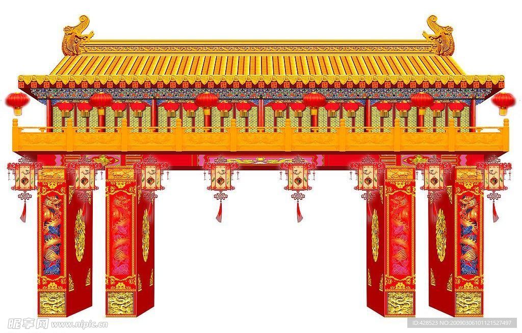 元宵彩门