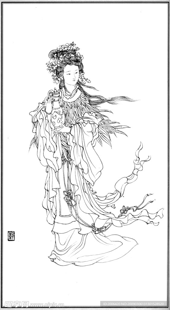 中国神话人物025麻姑
