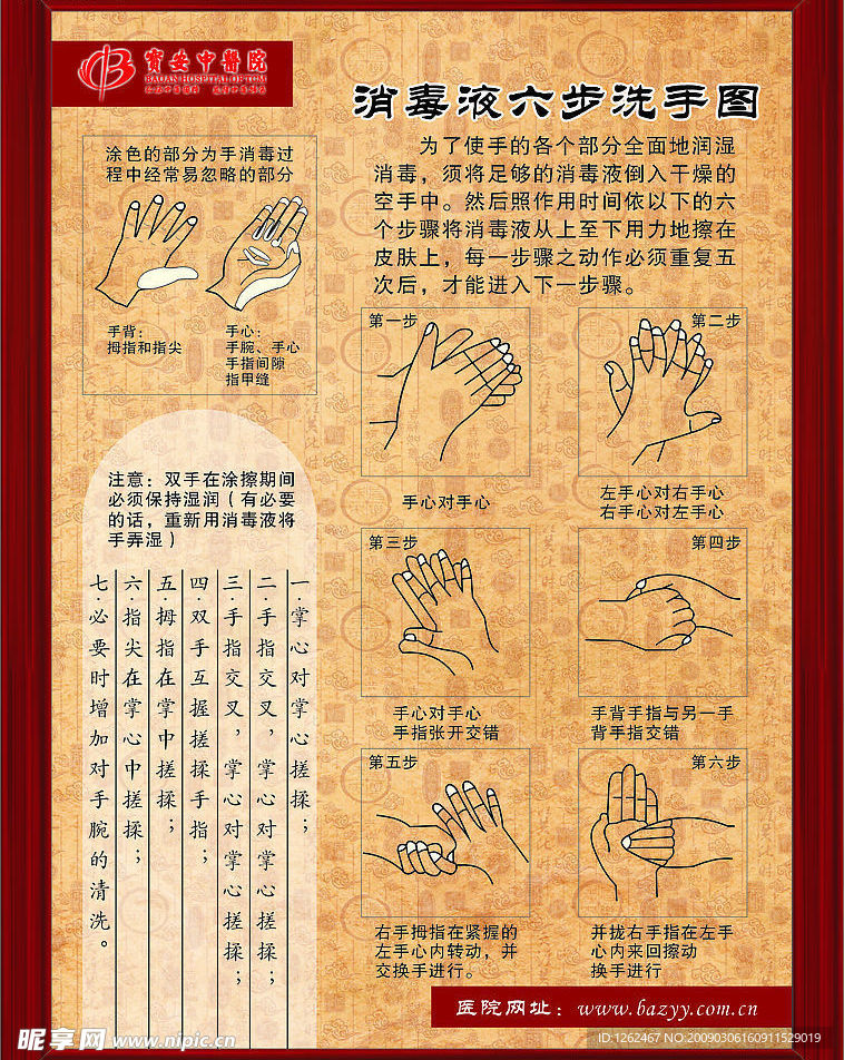 六步洗手