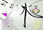 美女花纹2