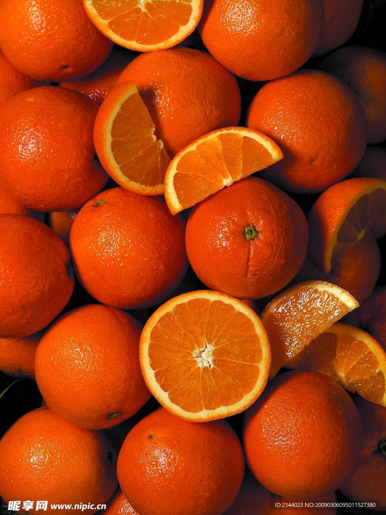鲜橙背景