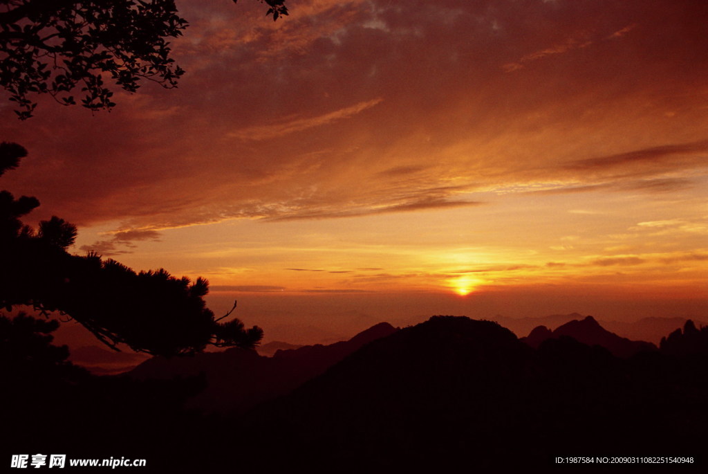 黄山日出
