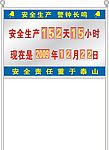 户外不锈钢安全生产牌效果图