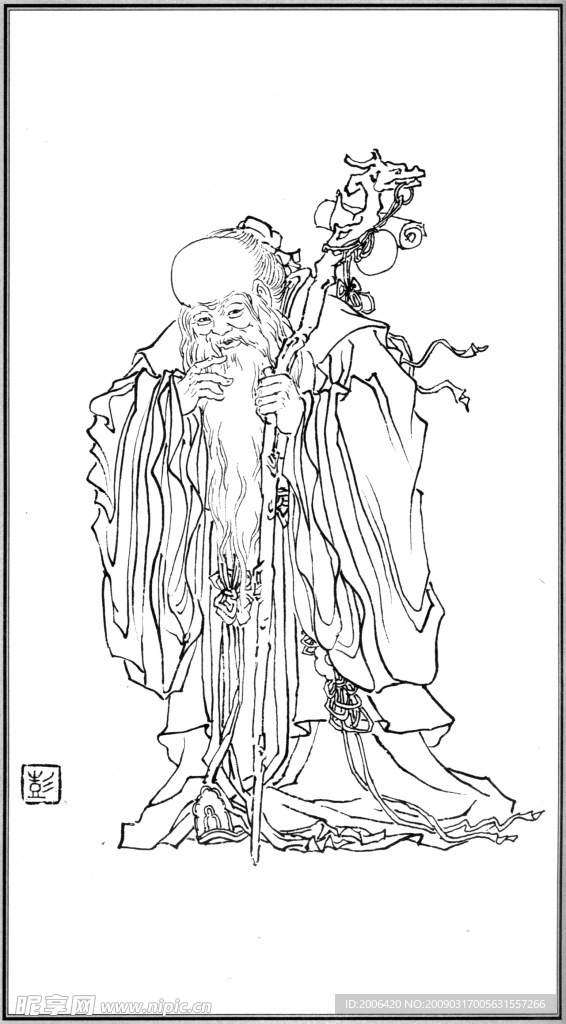中国神话人物043寿星