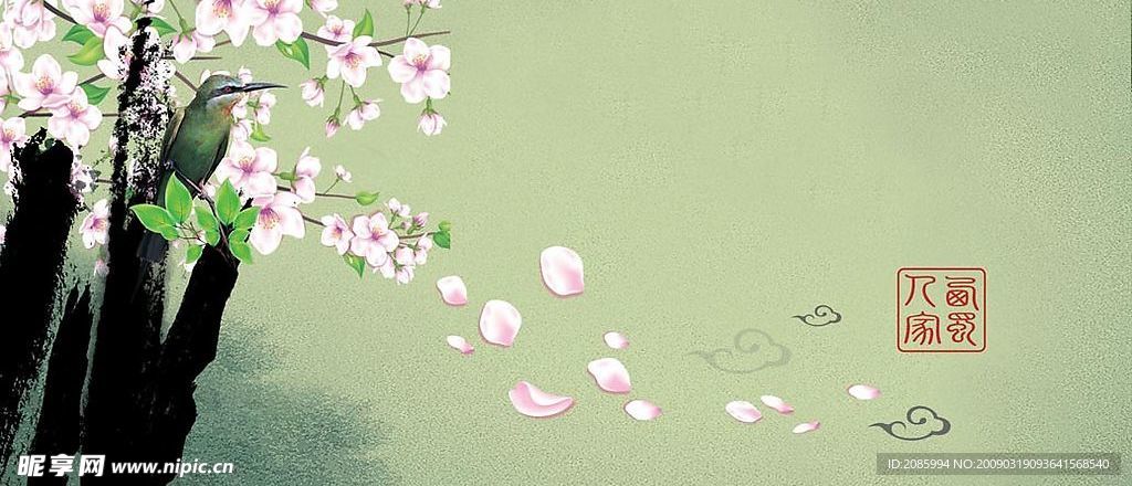 桃花飘