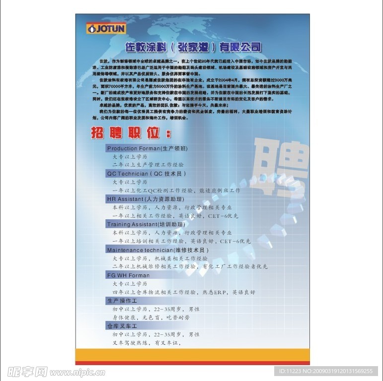 企业招聘 展板 海报 模版