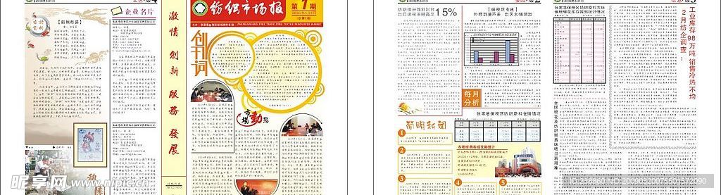 纺织报第一期