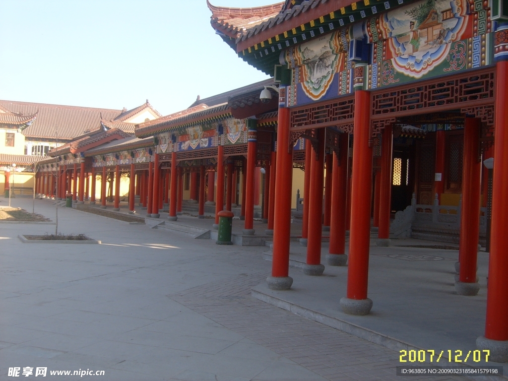 庆云金山寺回廊
