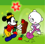 米老鼠与小熊