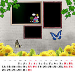 2010年台历7月