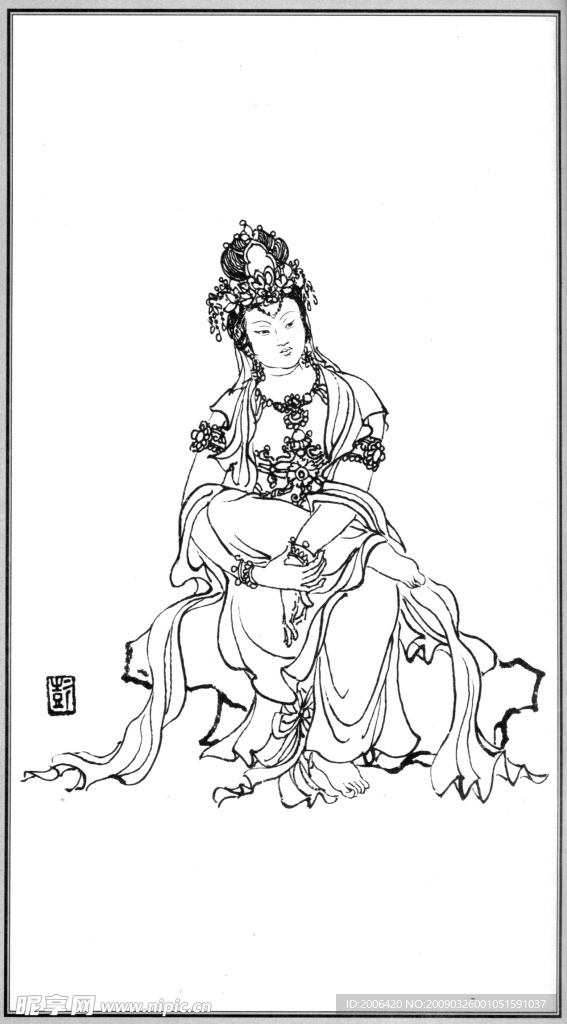 中国神话人物075观音