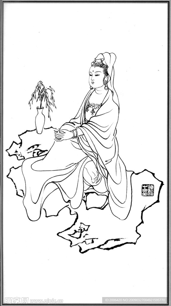 中国神话人物076观音