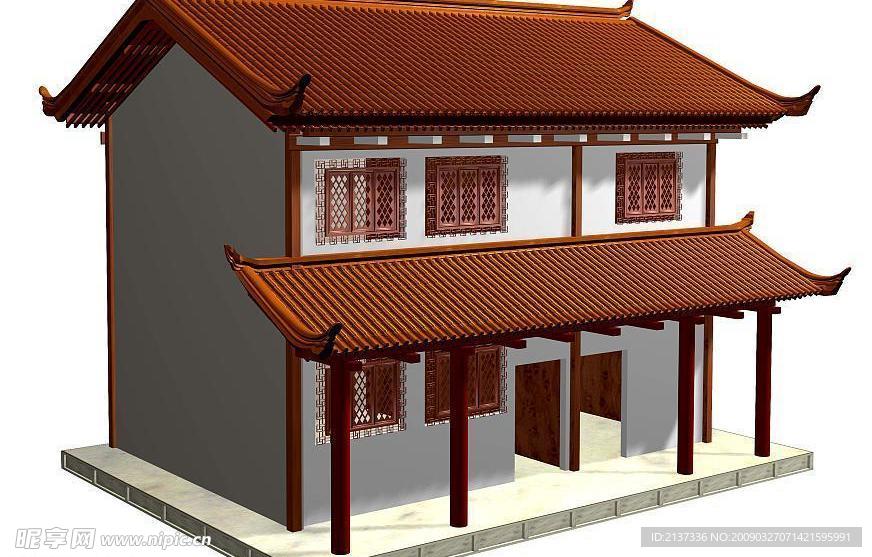 园林小区建筑素材