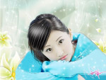 美女照片转手绘效果