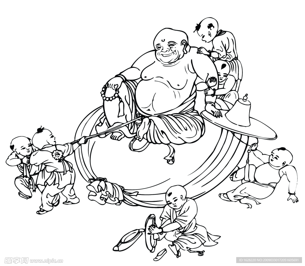 国画人物素材