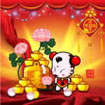 招财童子之富贵吉祥