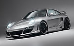 保时捷911银色跑车