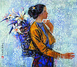背花傣女