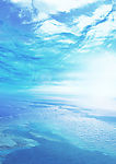 天空 海浪 海水 白云