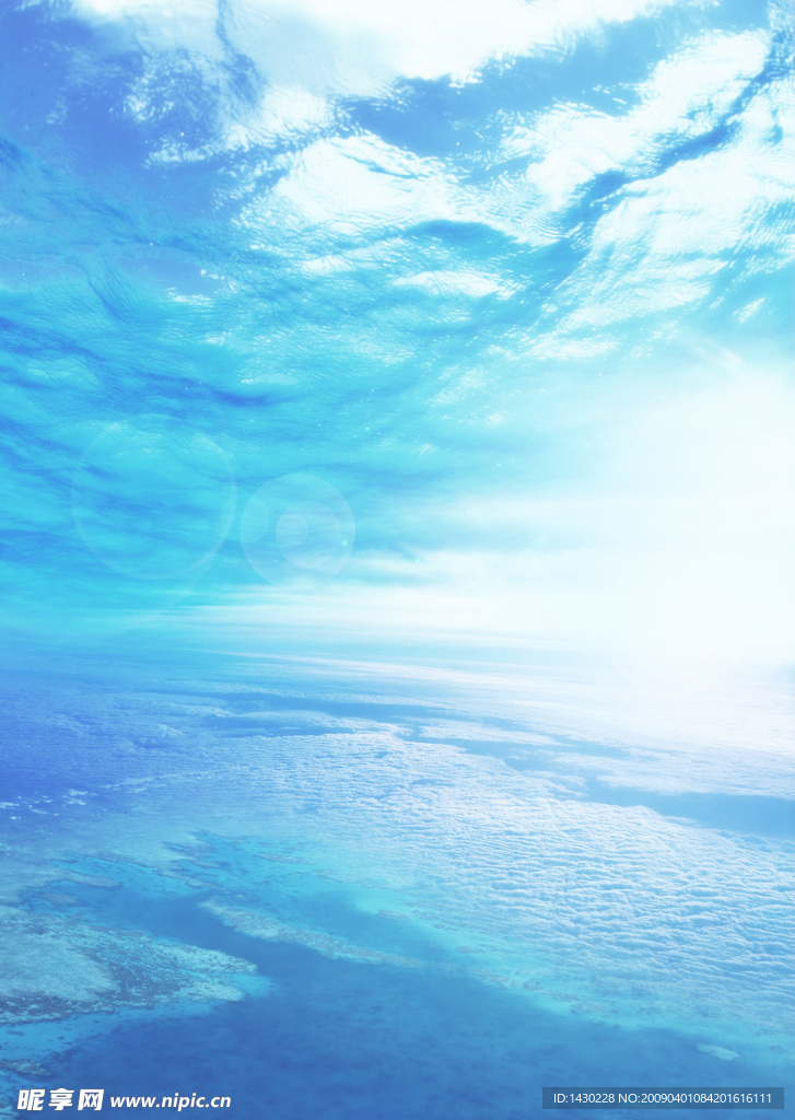 天空 海浪 海水 白云