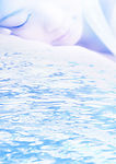 美女 水滴 海水