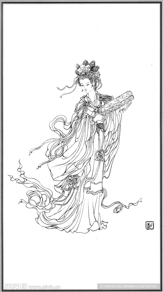 中国神话人物098织女