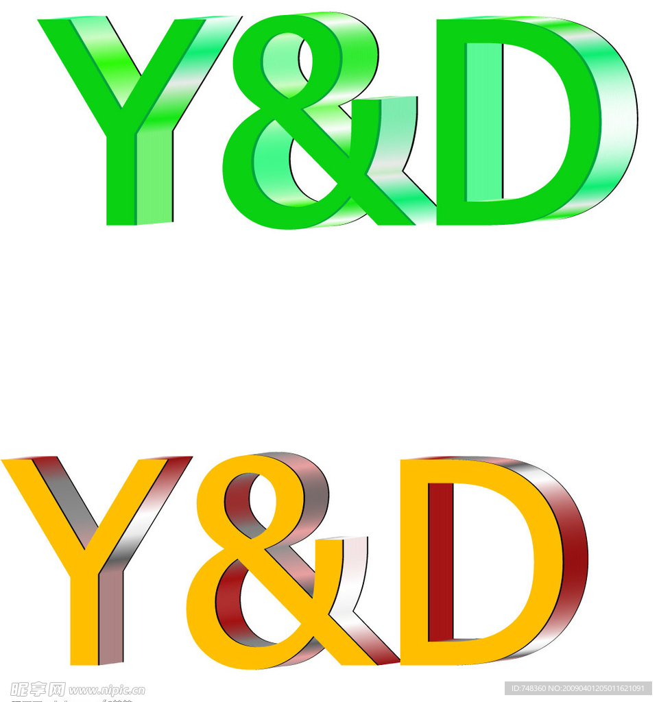 立体字