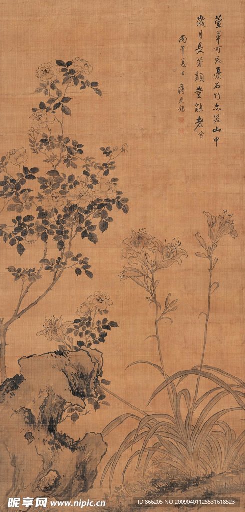 花石图