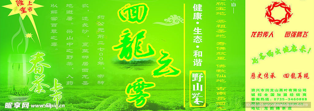 回龙去雾野生茶