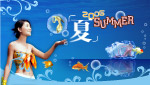 夏天吊旗