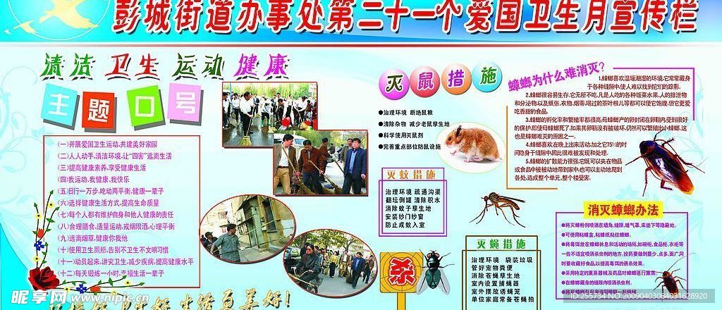 健康教育展板