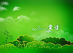 卡通风景