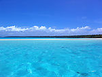夏日海边沙滩风景