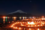 山梨富士山夜景