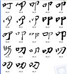 叩 叨 书法字