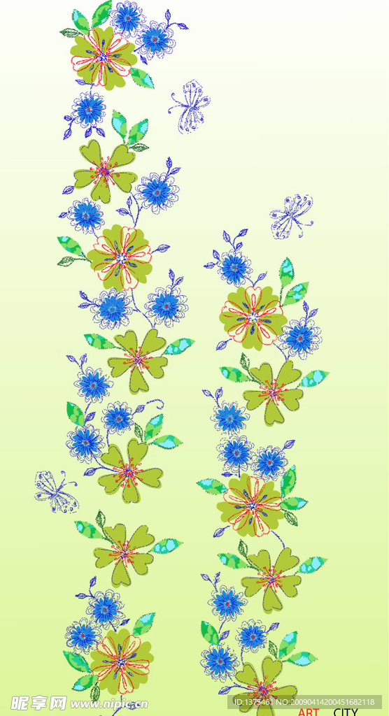 手绘鲜花