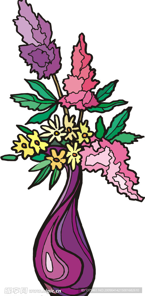 手绘鲜花