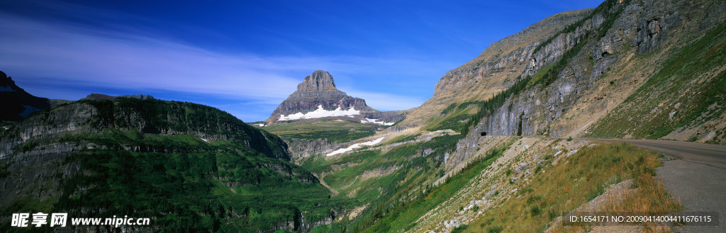 超宽山区风景