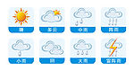 气象图标天气预报图标