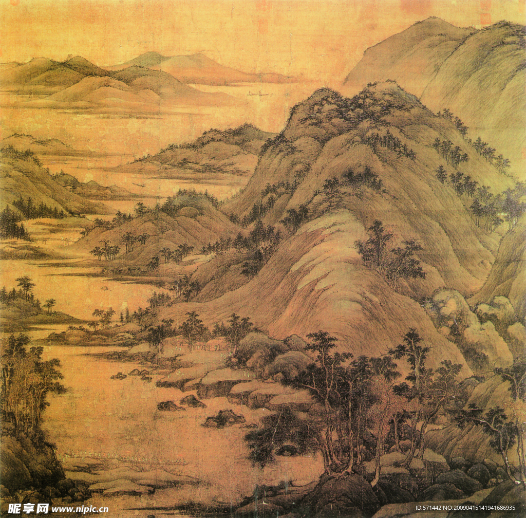 笼袖骄民图