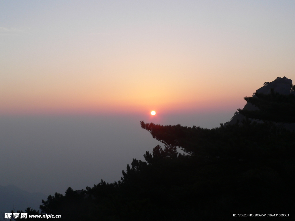 黄山日出