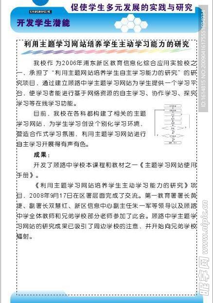 校园展板一块