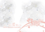 纯白爱情主义婚纱摄影