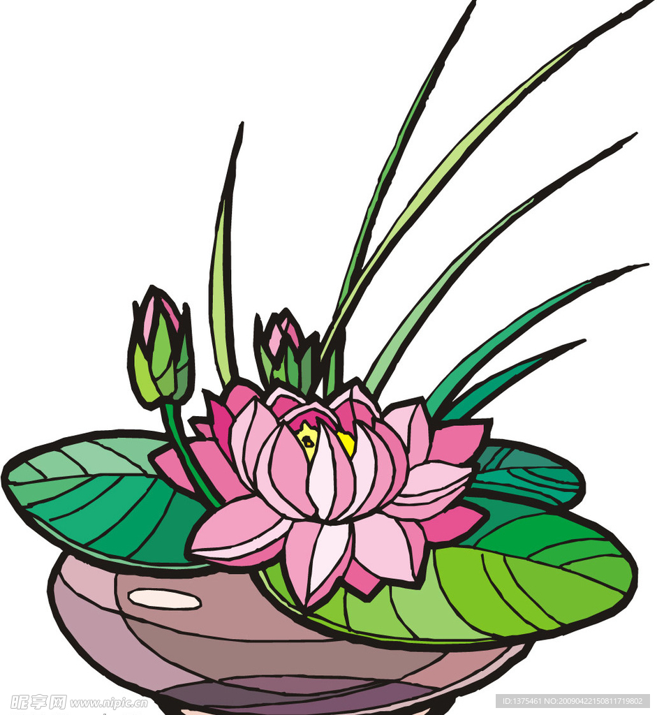 手绘鲜花